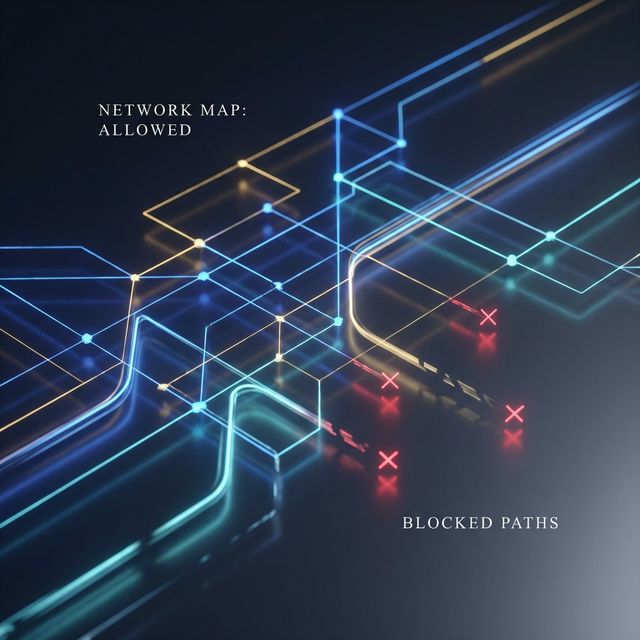 Search engine bots crawling a sitemap with allowed and blocked paths clearly marked.